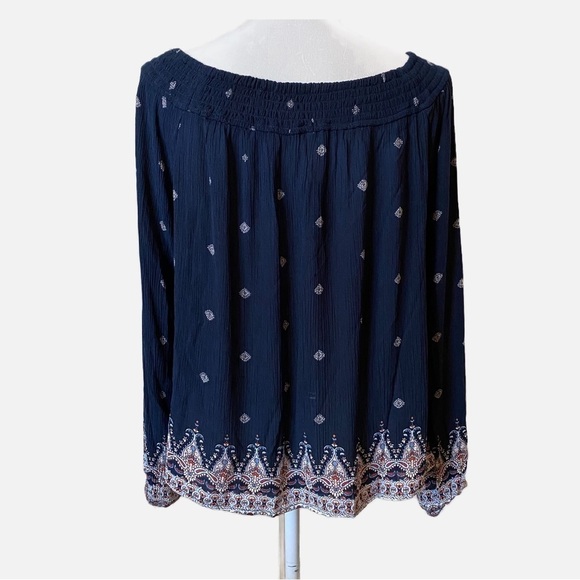 NWT Cape Juby Long Sleeve Boho Blouse Medium - Picture 3 of 8